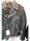 Men's Buffalo Leather Biker Jacket PBPE406T3752 01 - NEIL BARRETT - BALAAN 4