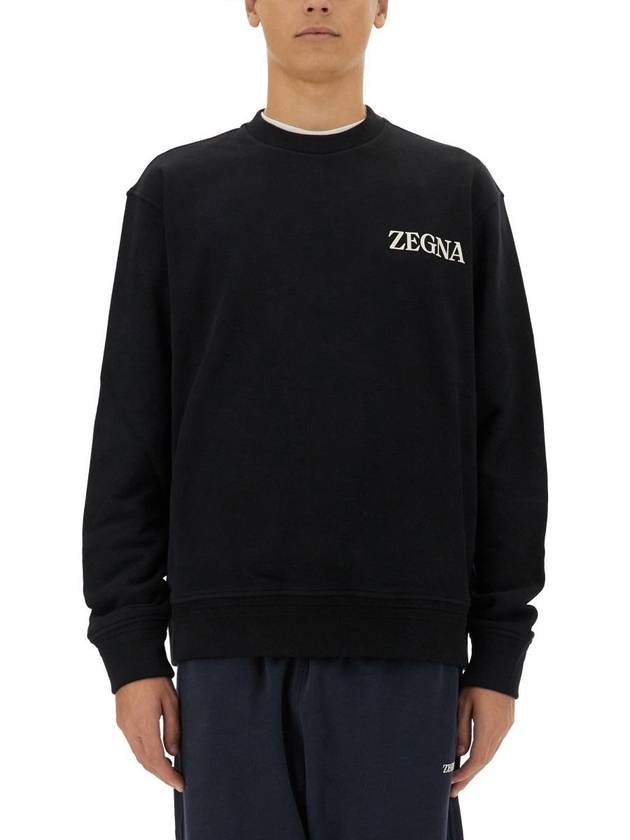 Zegna Cotton Sweatshirt - ERMENEGILDO ZEGNA - BALAAN 1