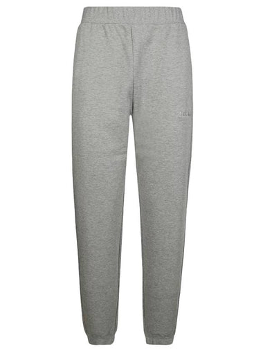 Logo embroidered training track pants gray - S MAX MARA - BALAAN 1