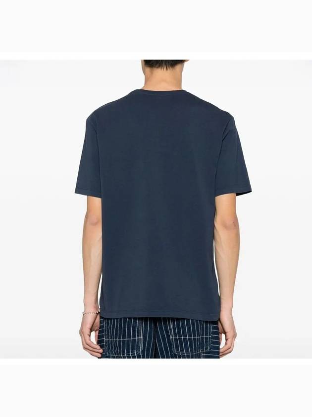 Fox Head Patch Classic Short Sleeve T-Shirt Ink Blue - MAISON KITSUNE - BALAAN 5