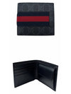 GG Supreme Web Coin Halfwallet Black - GUCCI - BALAAN 5