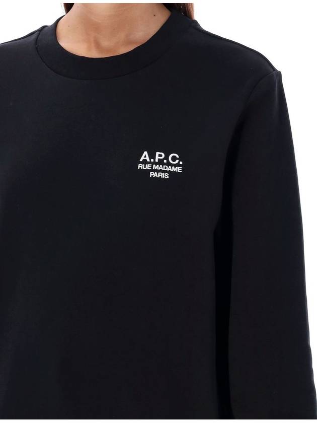 Standard Rue Madame Sweatshirt Black - A.P.C. - BALAAN 4