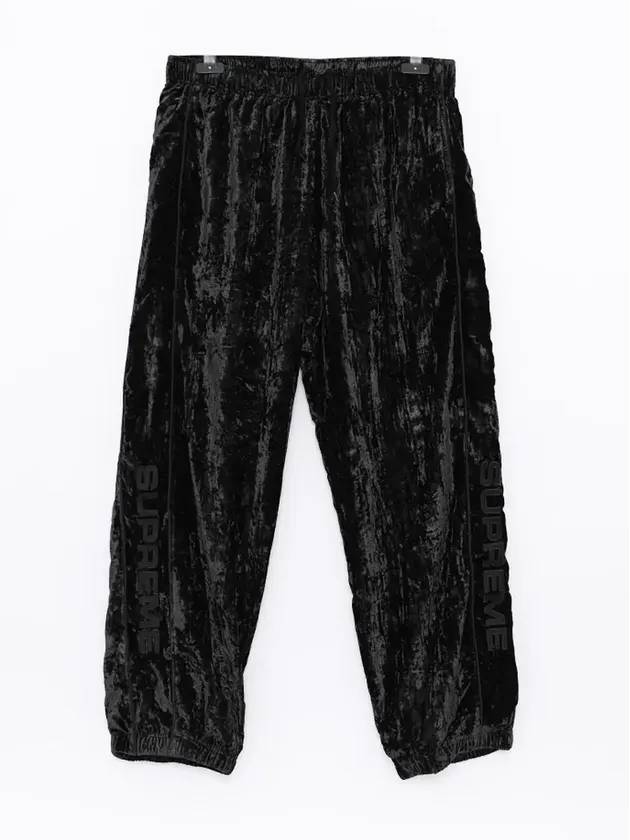 Crushed Velvet Track Pants Black - SUPREME - BALAAN 3