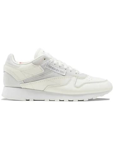 Classic Leather Low Top Sneakers Chalk Cold Grey - REEBOK - BALAAN 1