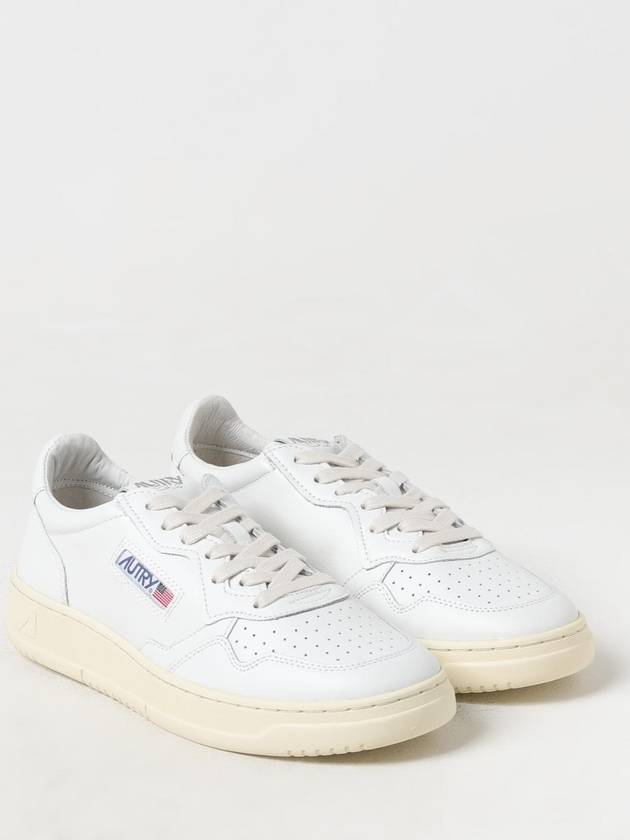 Medalist Leather Low Top Sneakers White - AUTRY - BALAAN 3