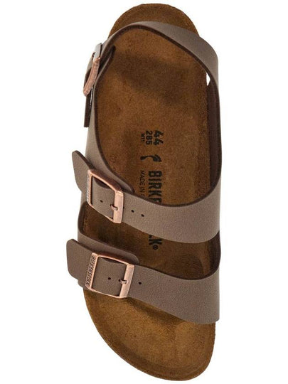 birkoflor mocca sandals with cork sole and adjustable straps milano - BIRKENSTOCK - BALAAN 2