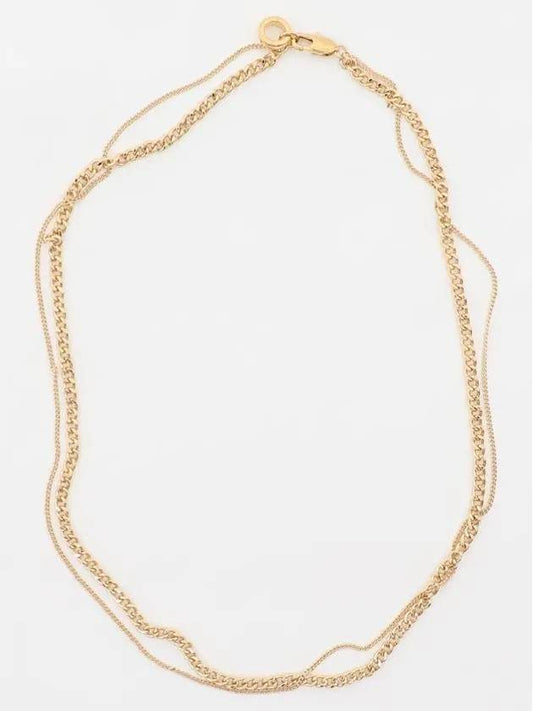 Minimalist Two Chains Necklace Gold - A.P.C. - BALAAN 2