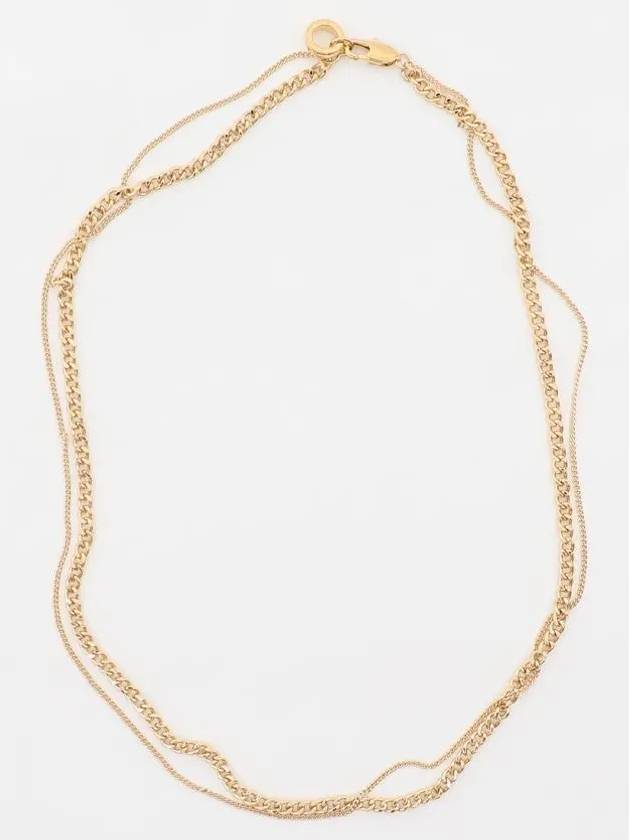 Minimalist Two Chains Necklace Gold - A.P.C. - BALAAN 4