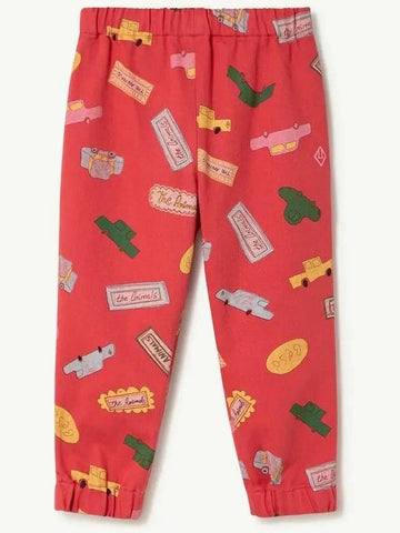 Kids Red Elephant Pants F23058 006 - THE ANIMALS OBSERVATORY - BALAAN 1