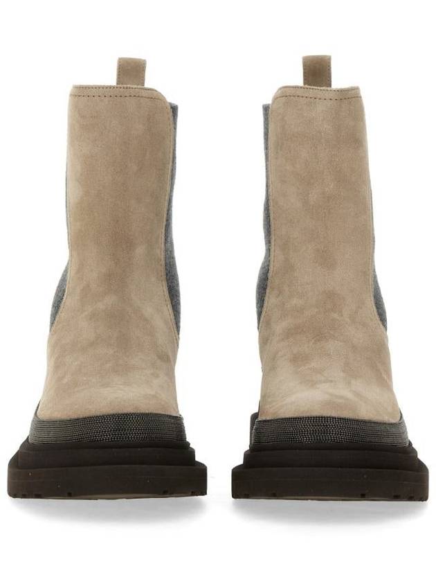 Brunello Cucinelli Suede Chelsea Boot - BRUNELLO CUCINELLI - BALAAN 4