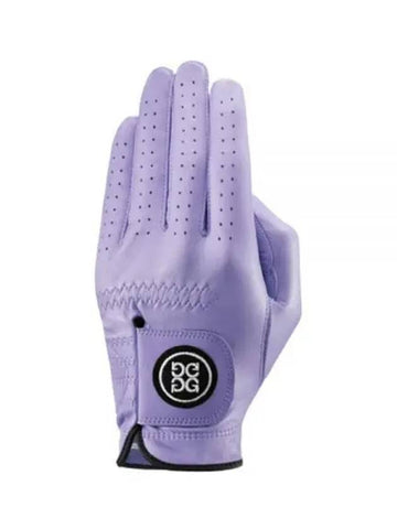 Circle GS Logo Leather Golf Gloves Lavender - G/FORE - BALAAN 1