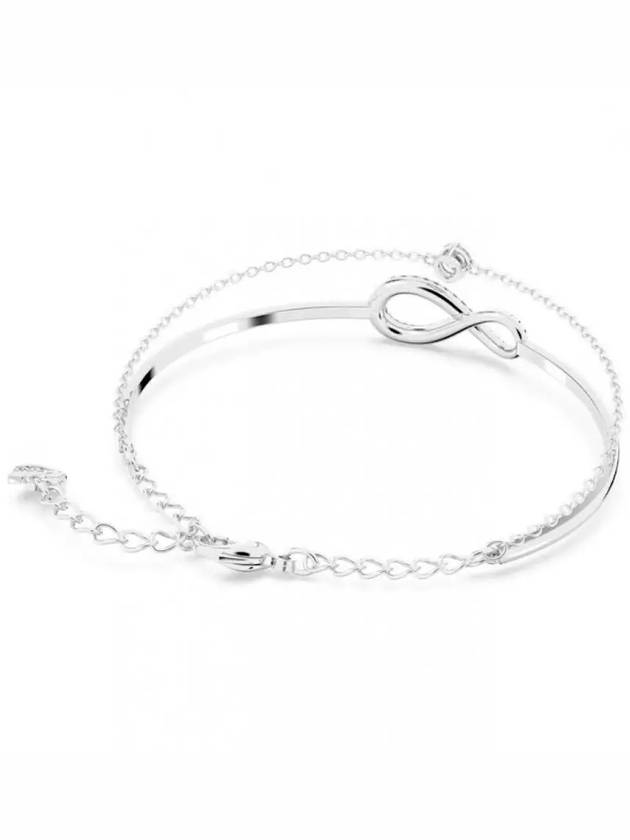 Hyperbola Infinity Chain Bangle Bracelet Silver - SWAROVSKI - BALAAN 5