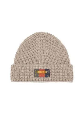 KODAK Apparel Kodacolor Waffle Beanie IVORY - KODO - BALAAN 1