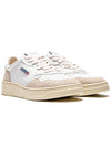 Medalist Suede Low Top Sneakers White - AUTRY - BALAAN 3