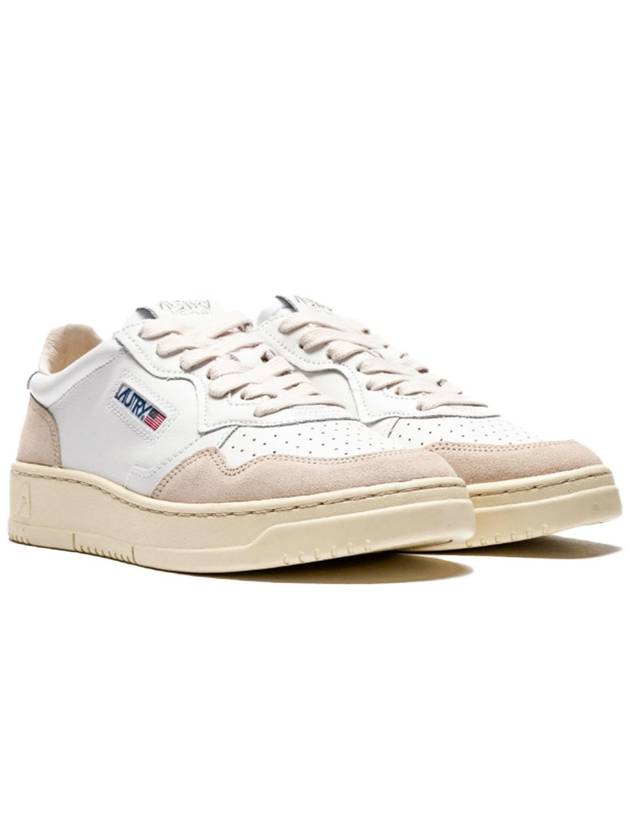 Medalist Suede Low Top Sneakers White - AUTRY - BALAAN 3