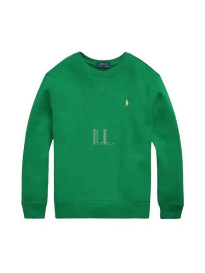 Embroidered Logo Pony Crew Neck Sweatshirt Green - POLO RALPH LAUREN - BALAAN 2