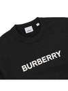 Front Logo Print Sweatshirt Black - BURBERRY - BALAAN 4