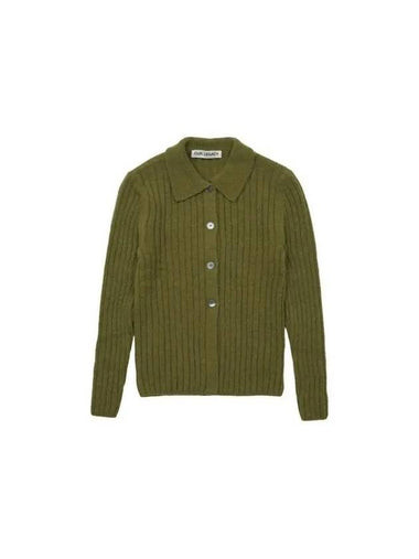 Fine Polo Cardigan Green - OUR LEGACY - BALAAN 1