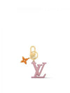 LV Pop Flower Key Holder Bag Charm Gold Pink - LOUIS VUITTON - BALAAN 2