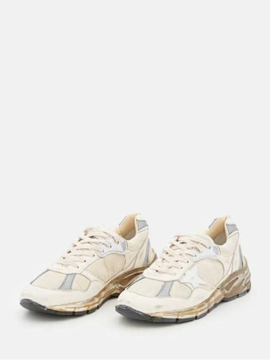 Dad Star Leather Low Top Sneakers Beige - GOLDEN GOOSE - BALAAN 2