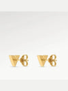 Essential V Stud Earrings Gold - LOUIS VUITTON - BALAAN 4