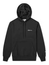 JJJJOUND Logo Hoodie Black - A.P.C. - BALAAN 3