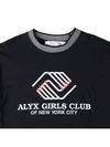 Girl Club Short Sleeve T-Shirt Black - 1017 ALYX 9SM - BALAAN 4