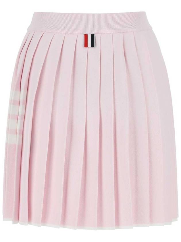 Women's 4 Bar Mini Pleated Skirt Pink - THOM BROWNE - BALAAN 3