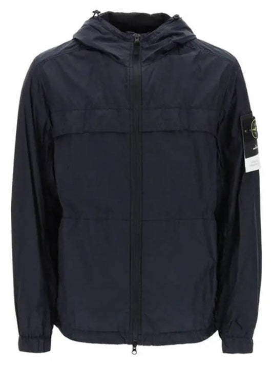 Garment Dyed Crinkle Reps R-Nylon Jacket Navy - STONE ISLAND - BALAAN 2