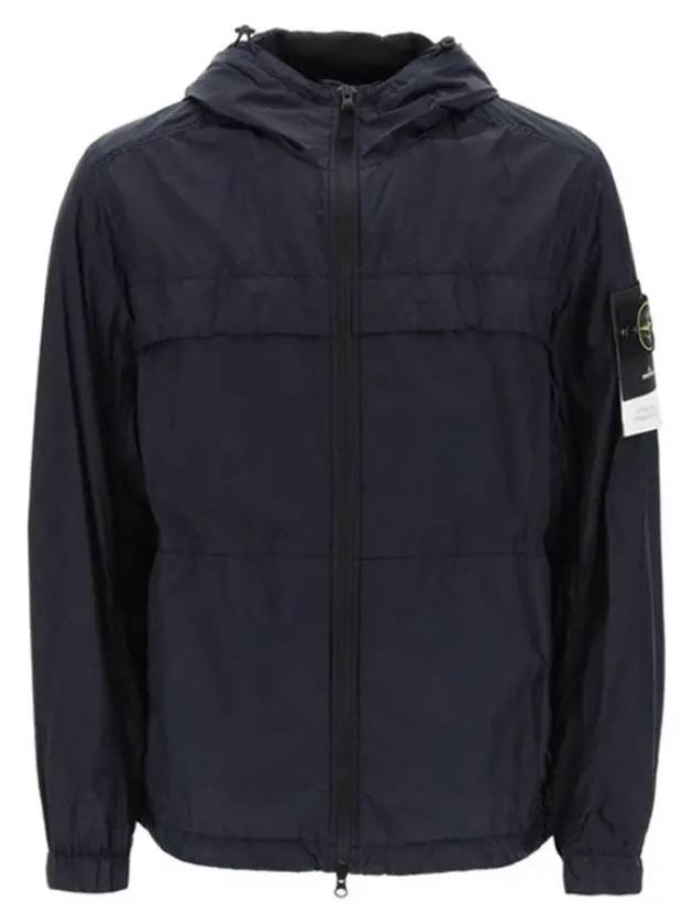 Garment Dyed Crinkle Reps R-Nylon Jacket Navy - STONE ISLAND - BALAAN 3