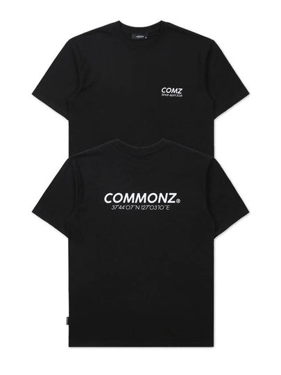 Logo Short Sleeve T-Shirt Black - COMMONZ - BALAAN 2