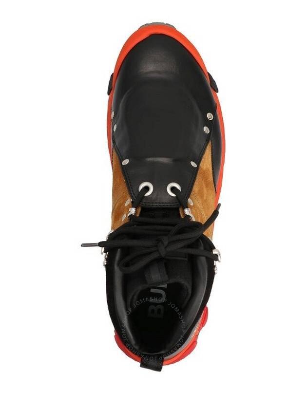 Tor Lacing Walker Boots Orange Black - BURBERRY - BALAAN 4