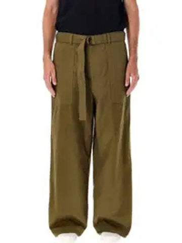 cargo straight pants green - COMME DES GARCONS - BALAAN 1