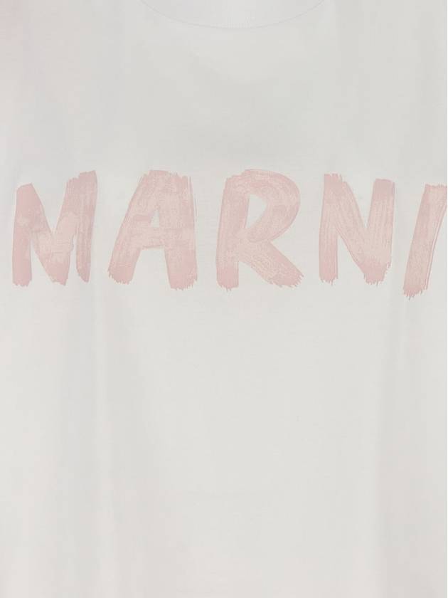 Marni Logo Print Cropped T-Shirt - MARNI - BALAAN 4