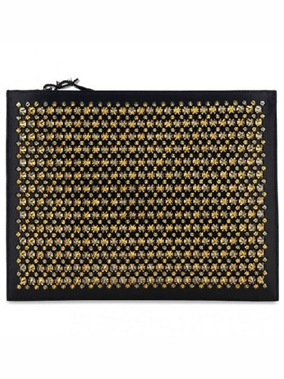 Pif Spike Clutch Bag Black - CHRISTIAN LOUBOUTIN - BALAAN 2