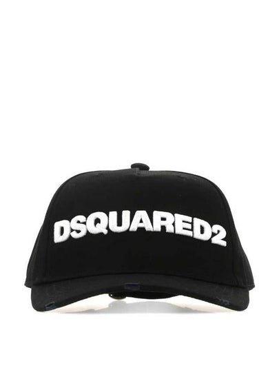 Embossed Logo Patch Ball Cap Black - DSQUARED2 - BALAAN 2