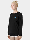 Point Space Embroidered Long Sleeve T-Shirt Black - AOX - BALAAN 4