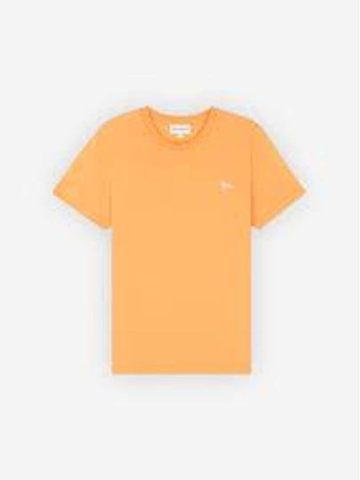 Baby Fox Patch Regular Short Sleeve T-Shirt Orange - MAISON KITSUNE - BALAAN 2