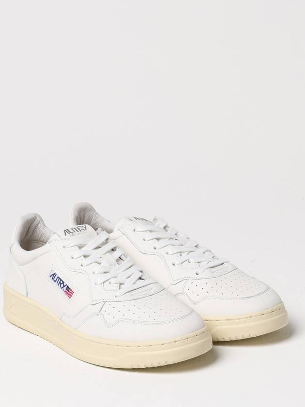 Medalist Goatskin Low Top Sneakers White - AUTRY - BALAAN 3