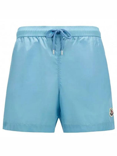 Logo Swim Shorts Blue - MONCLER - BALAAN 2