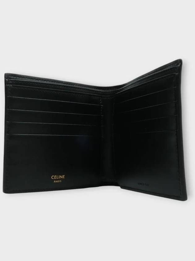 Logo Triomphe Bilford Half Wallet Black - CELINE - BALAAN 4