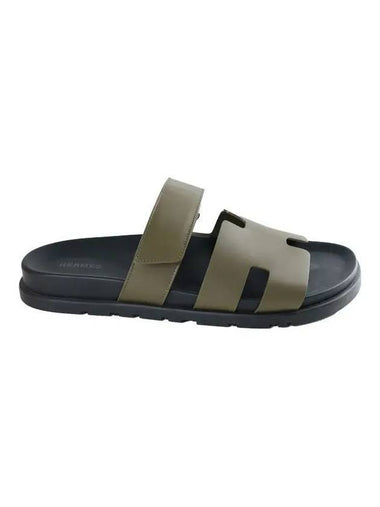 Men's Chypre Sandals Vert Toundra - HERMES - BALAAN 1