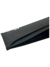 Metal Logo Saffiano Single Card Wallet Black - PRADA - BALAAN 6