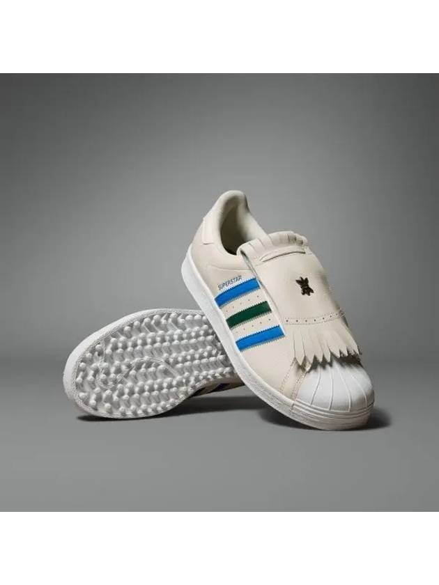 ROLLG LKS Superstar Spikeless Golf Chalk White Collegiate Green Blue Bird Shoes IH2500 732851 - ADIDAS - BALAAN 1