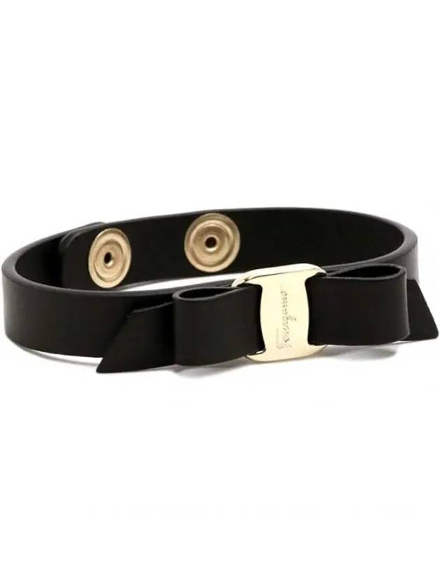 Vara Bow Bracelet Black - SALVATORE FERRAGAMO - BALAAN 2