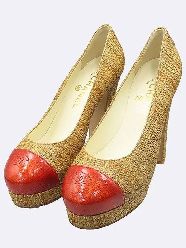 G27226 COCO logo pumps shoes 245MM - CHANEL - BALAAN 6