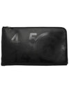 Stitch Number Logo Printing Clutch Bag Black - MAISON MARGIELA - BALAAN 3