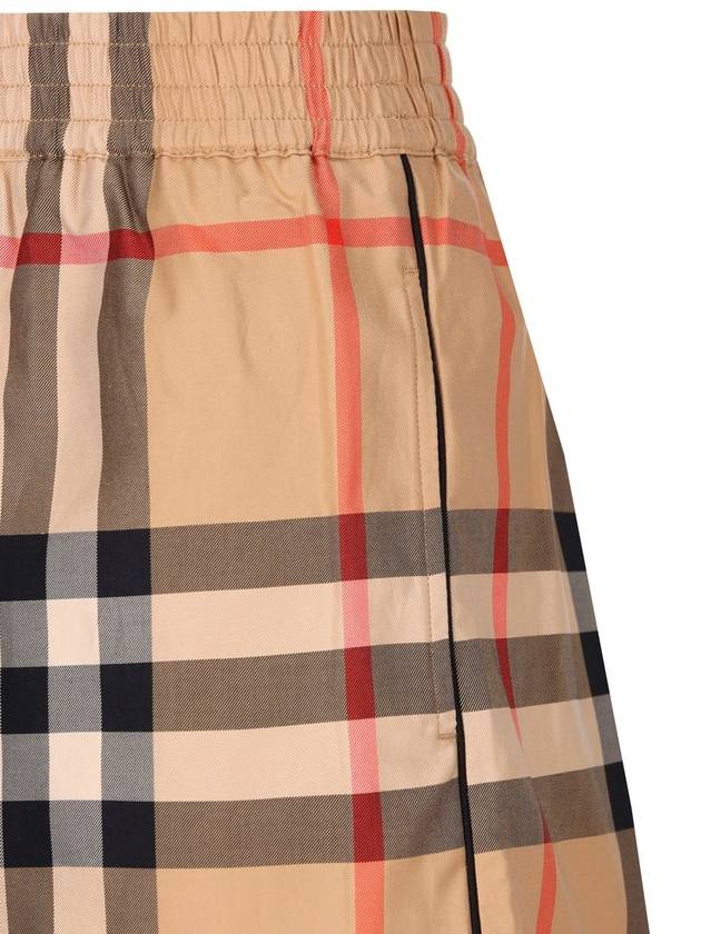 Check Shorts Beige - BURBERRY - BALAAN 4