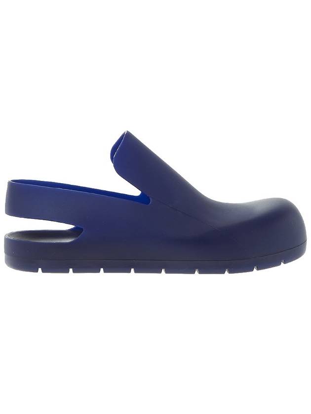 Puddle Rubber Slingback Sandals Navy - BOTTEGA VENETA - BALAAN.