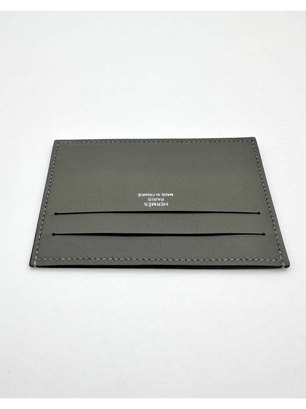 Citizen Twill Card Wallet Grey - HERMES - BALAAN 5